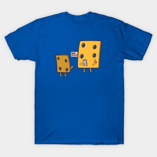 Say People! // Funny Cheese Cartoon T-Shirt